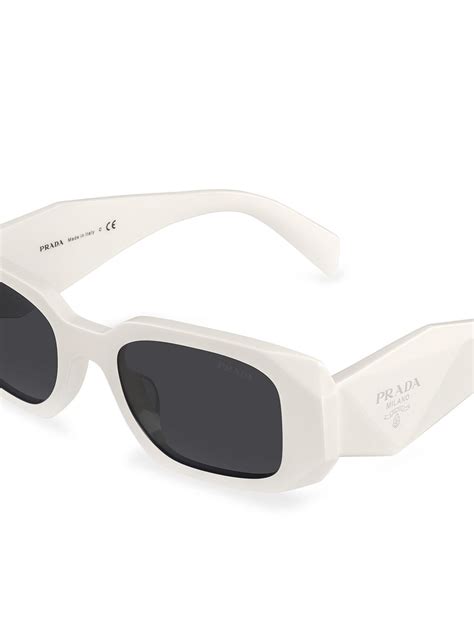 women's prada sunglasses white|Prada unisex sunglasses.